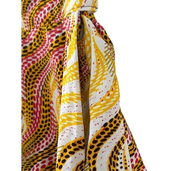 Francis + Benedict Pleated Cotton Mini Skirt Women's Multicolor Size Medium - Picture 3 of 6